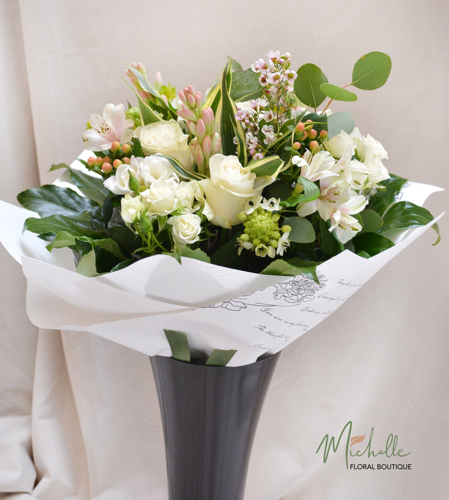 Buchet amour white