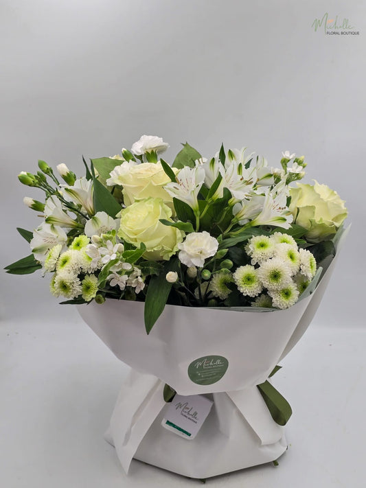 Buchet white-green