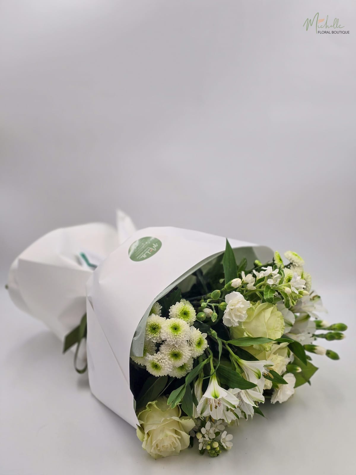 Buchet white-green