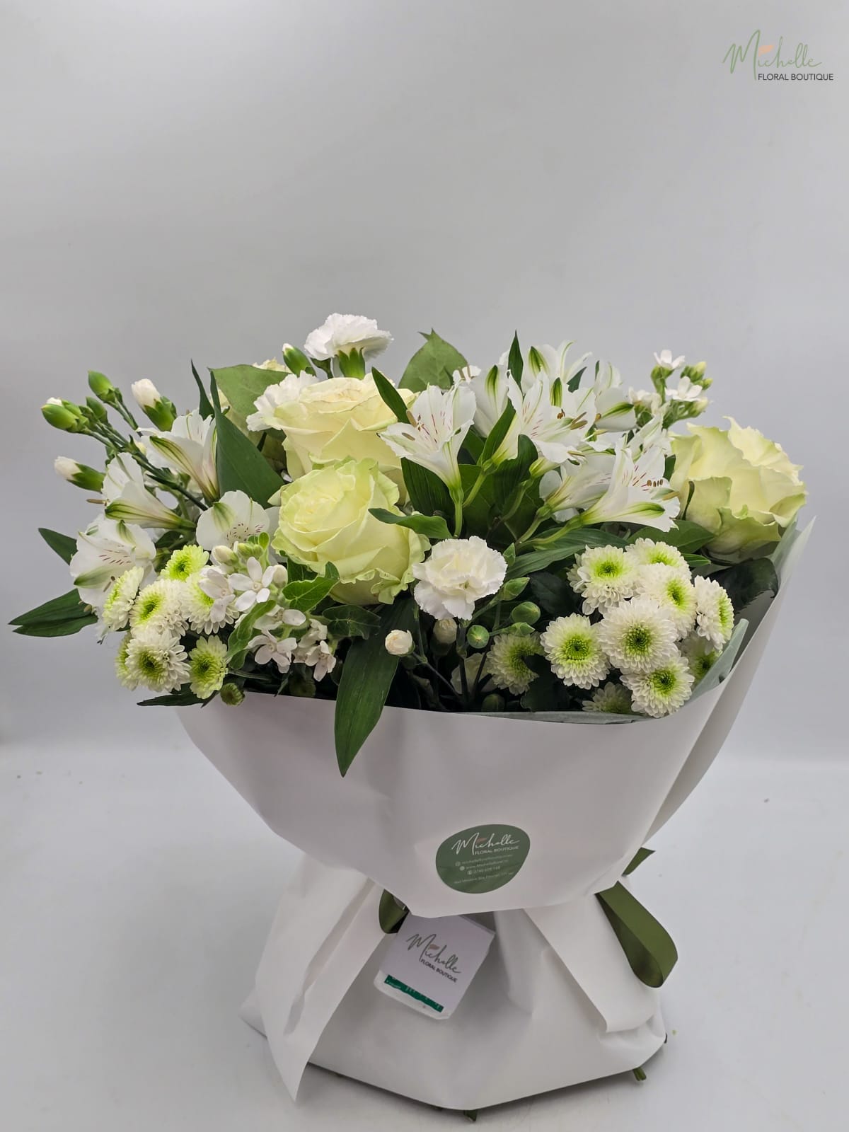 Buchet white-green