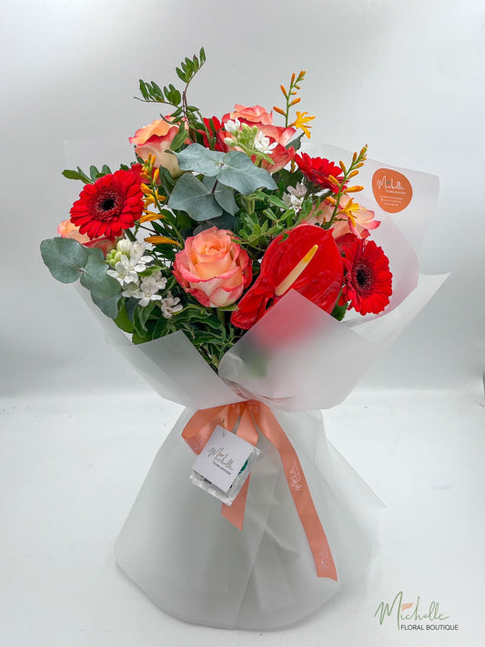 Buchet delicat in nuante ruginii