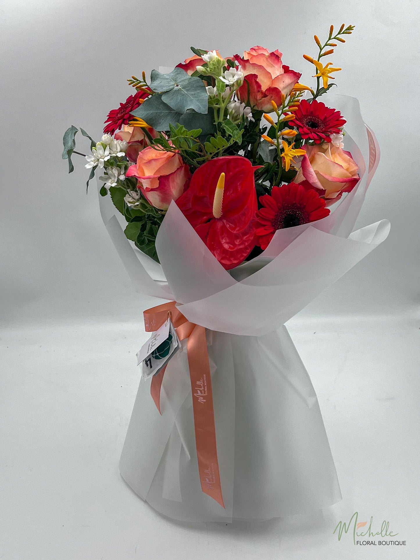 Buchet delicat in nuante ruginii