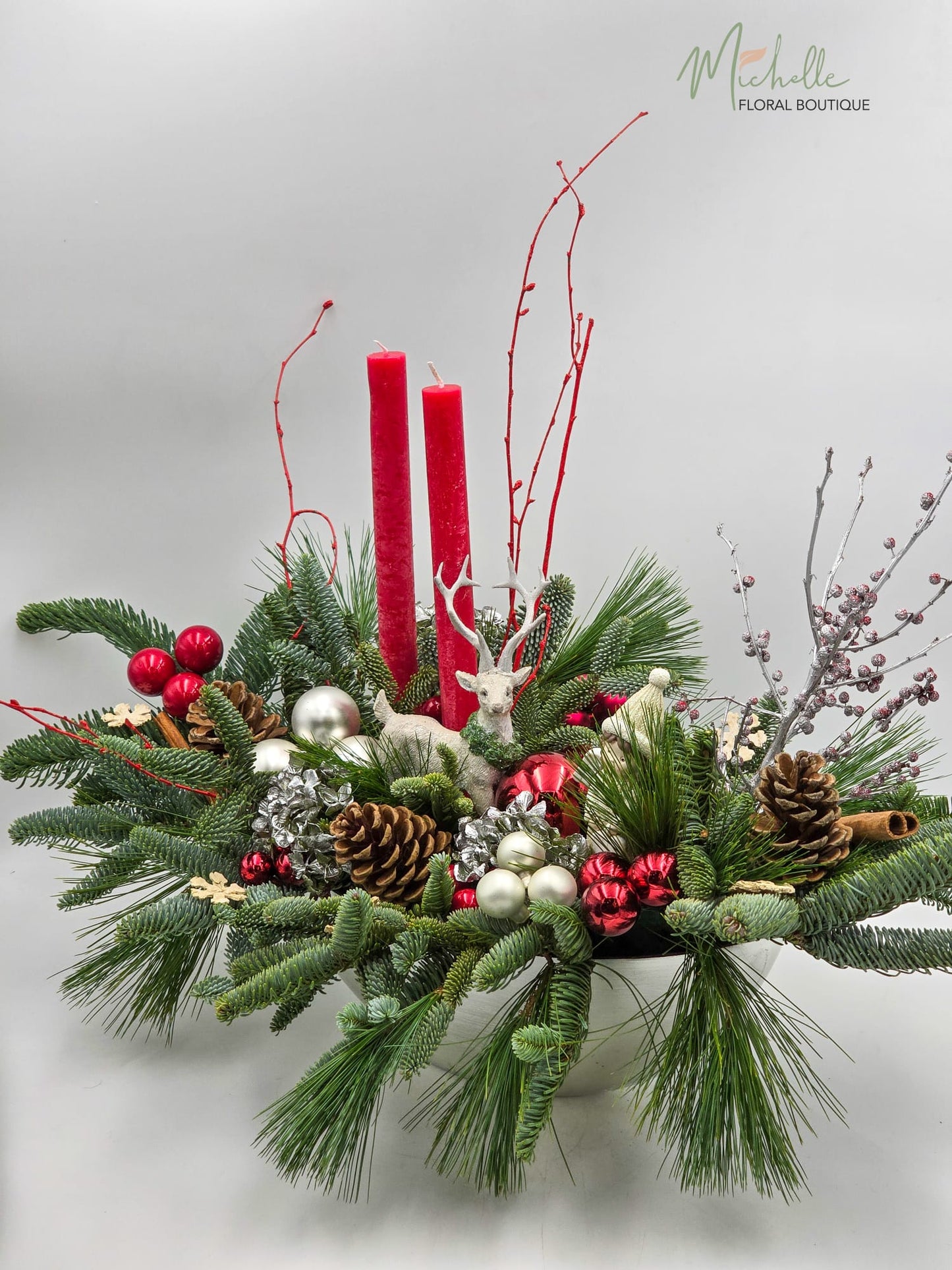 Aranjament floral Craciun