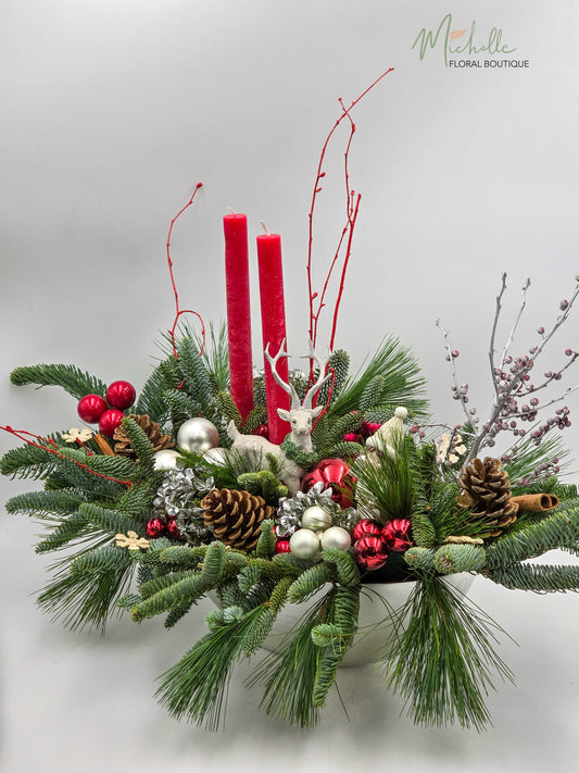 Aranjament floral Craciun
