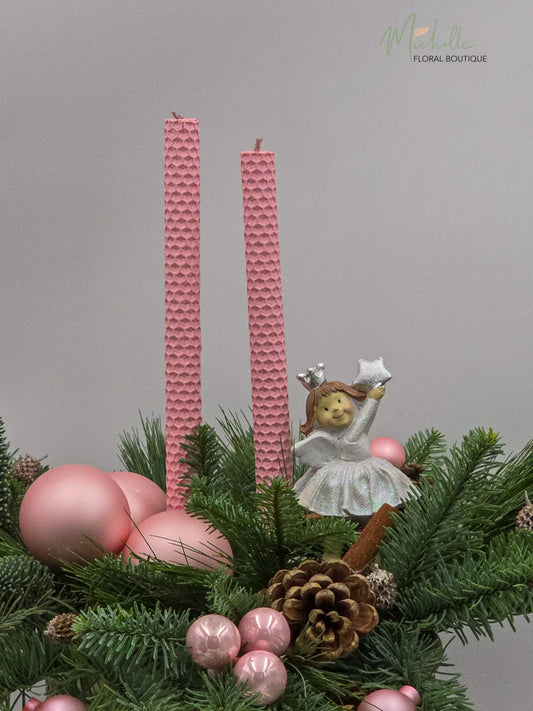 Aranajemnt Craciun pink