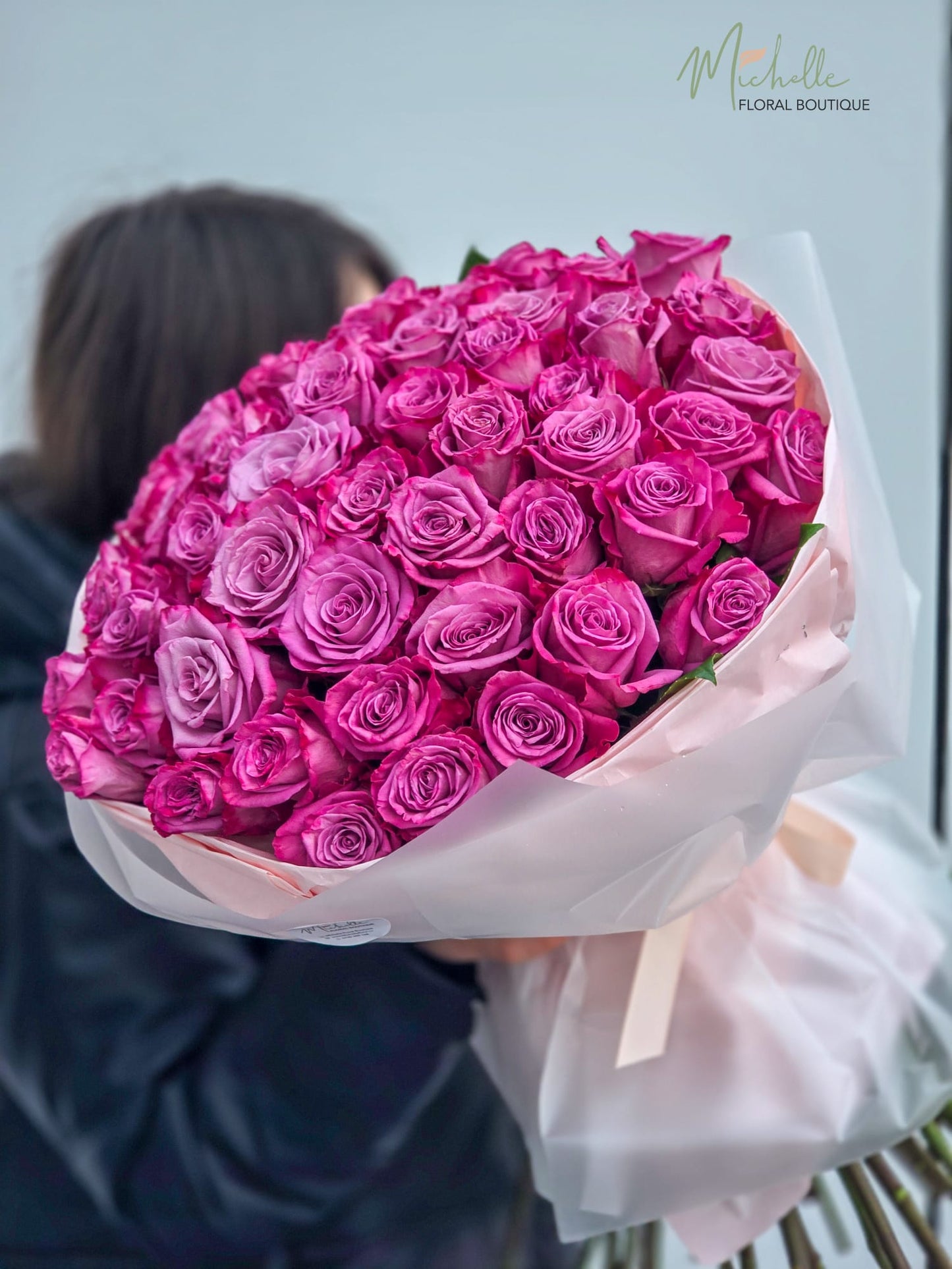 Buchet parfumat mov 55