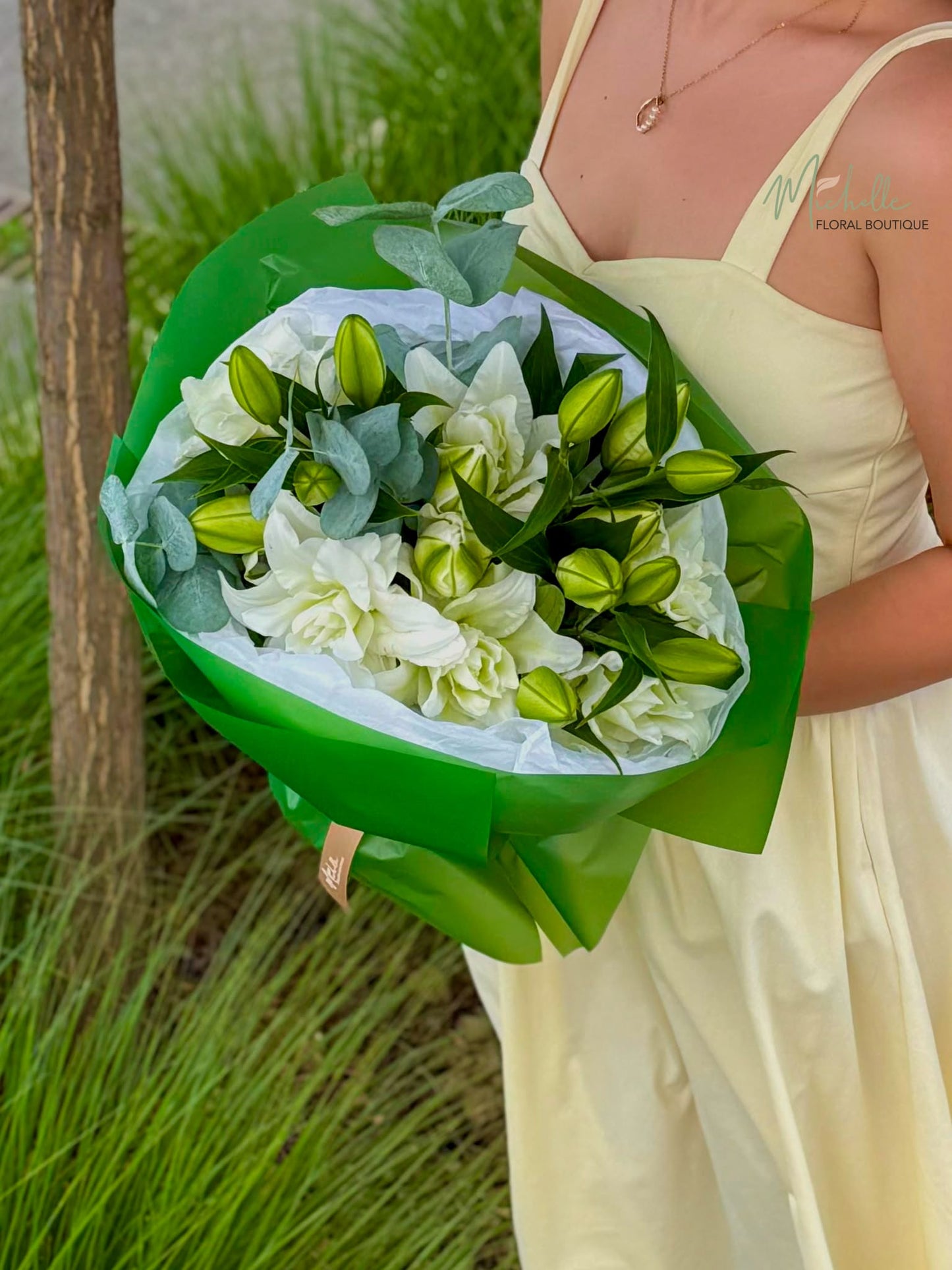 Buchet crini albi